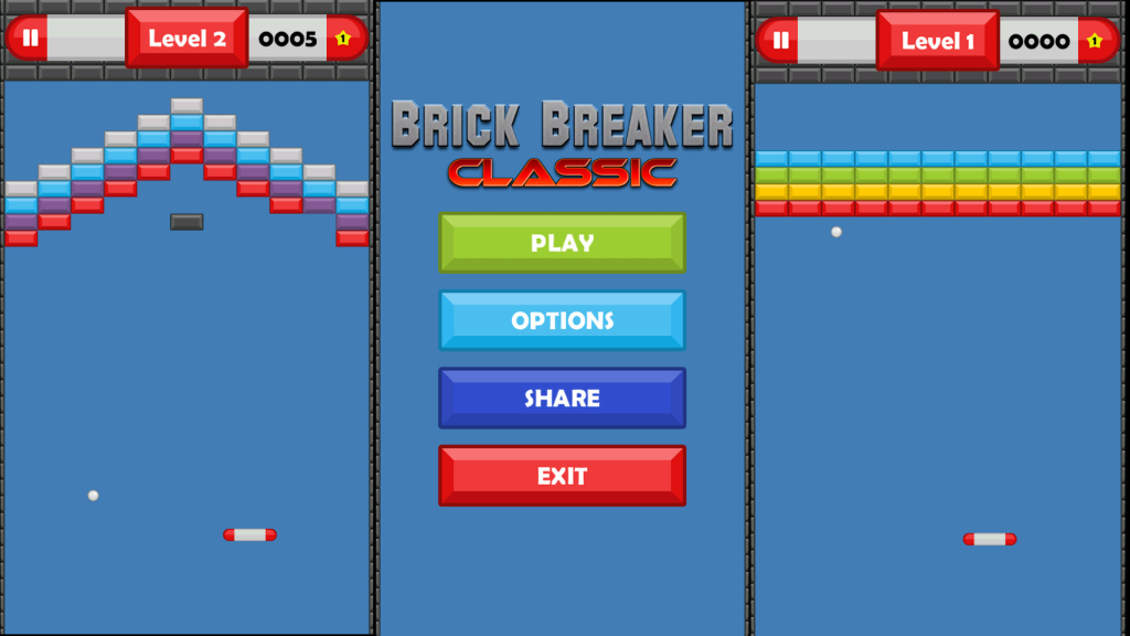 classic brick breaker game